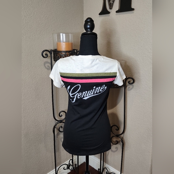 Harley-Davidson Black, Green And Pink Short Sleeve Tee. Size L. NWT - Picture 2 of 6